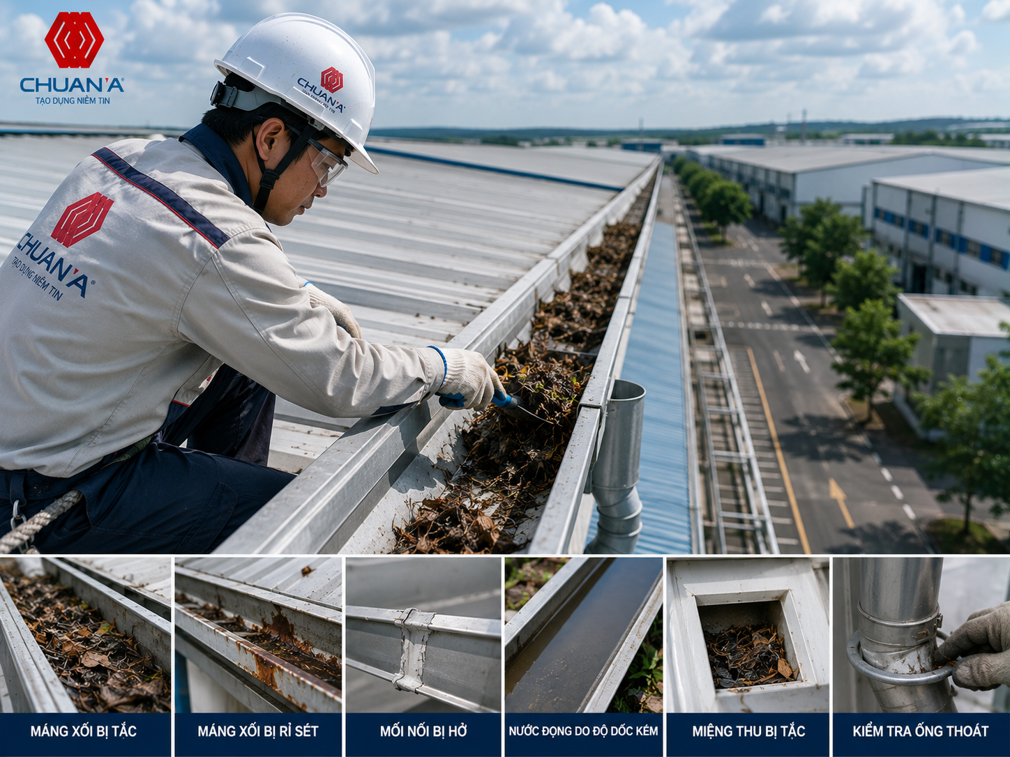 Factory Roof Gutter Maintenance: Prevent Standing Water and Leaks