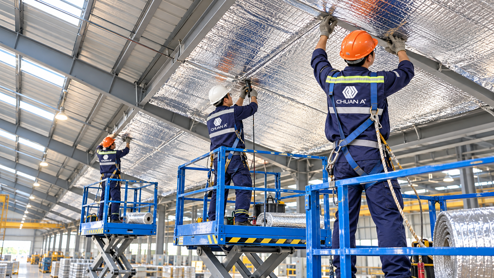 Giải pháp chống nóng nhà xưởng: Cách nhiệt, thông gió hiệu quả